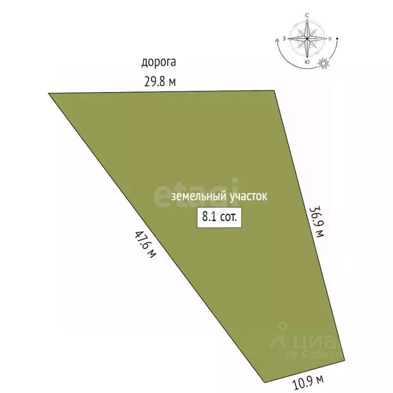 Участок в Забайкальский край, Читинский район, Радость ТСН  (8.1 сот.) - Фото 1