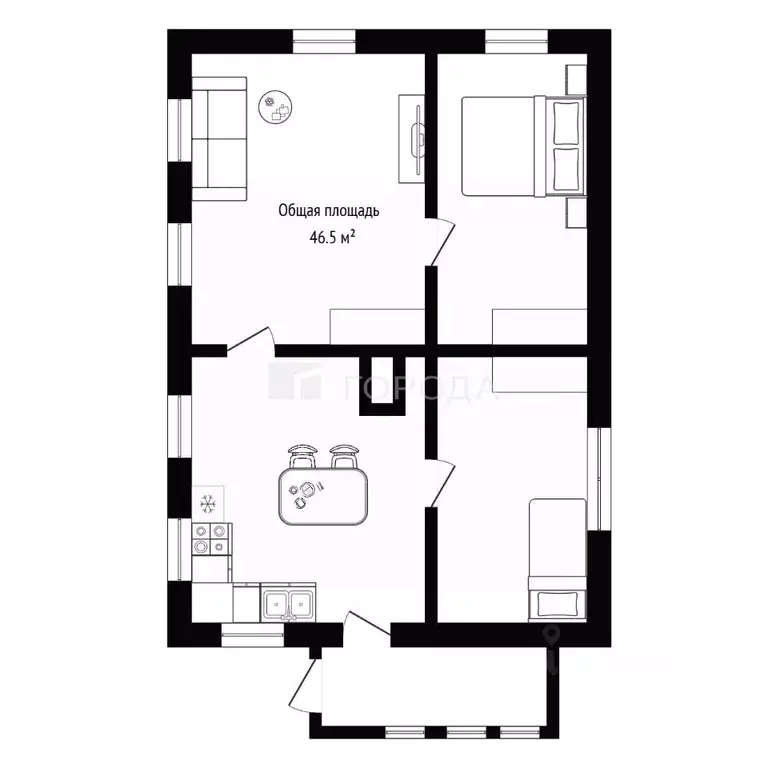 Дом в Новосибирская область, Барабинск ул. Матросова, 35 (47 м) - Фото 2