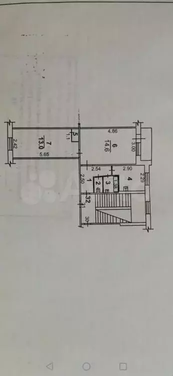 2-к. квартира, 41,6 м, 2/5 эт. - Фото 1