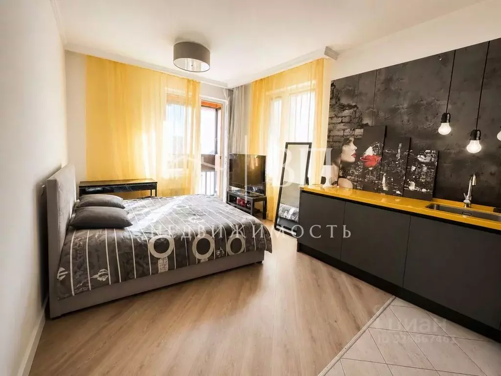 Студия Санкт-Петербург Комендантский просп., 60к3 (25.5 м) - Фото 1