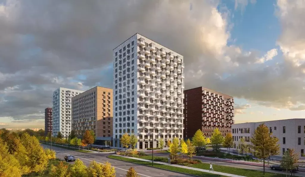 1-к кв. Татарстан, Казань Нокса Парк жилой комплекс, 8 (41.7 м) - Фото 1