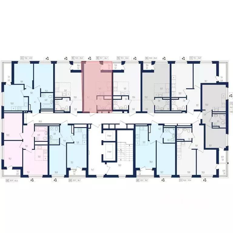1-к кв. Башкортостан, Уфа ул. Евгения Столярова, 13 (24.7 м) - Фото 2