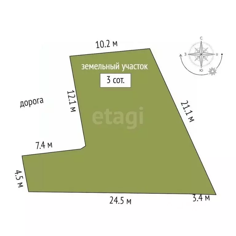 Участок в Севастополь Эра-1 садоводческое товарищество, 80 (3.0 сот.) - Фото 0