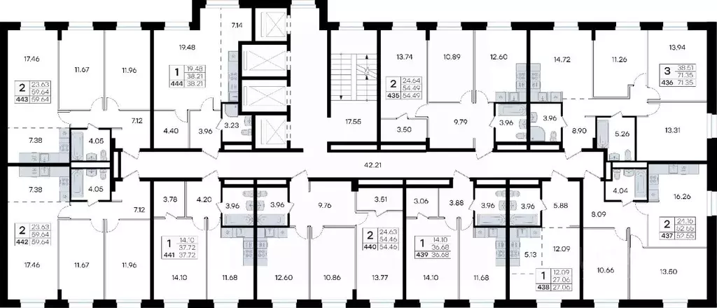 2-к кв. Приморский край, Владивосток ул. Тухачевского, 80 (59.64 м) - Фото 2