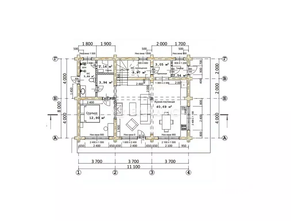 Дом в Ленинградская область, Ломоносовский район, Копорское с/пос, д. ... - Фото 2