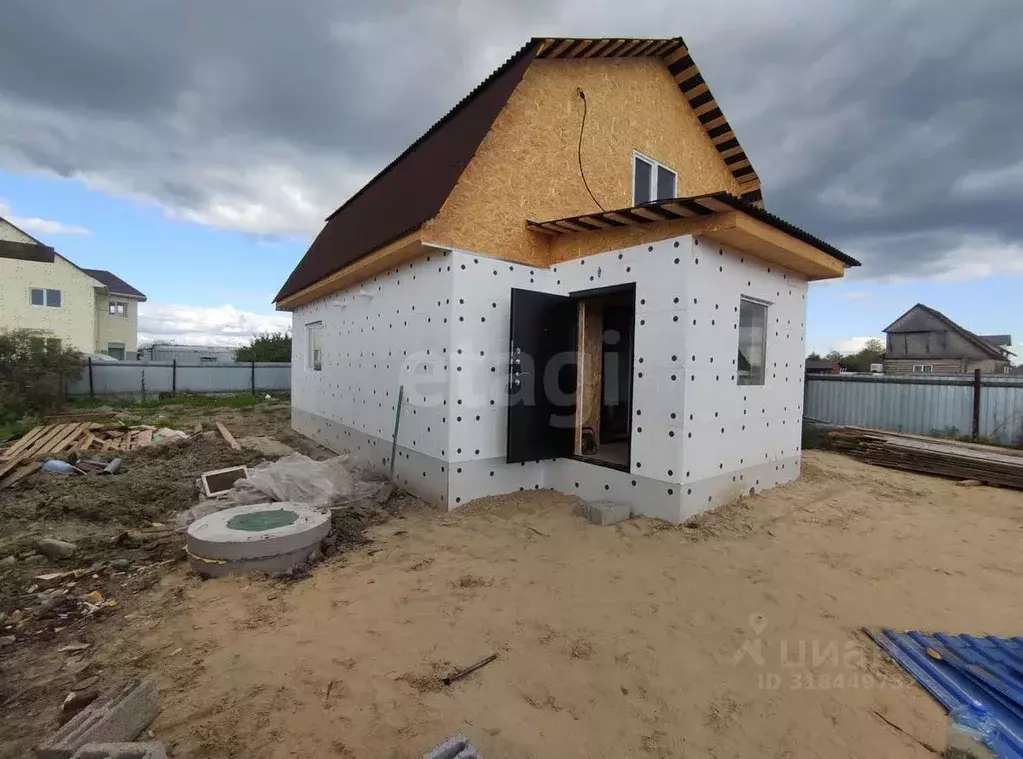 Дом в Тюменская область, Тюмень Ягодное СНТ, ул. Торфяная (62 м) - Фото 1