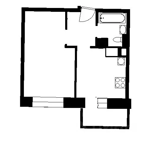 1-к кв. Санкт-Петербург Пулковское ш., 42к9 (33.5 м) - Фото 1