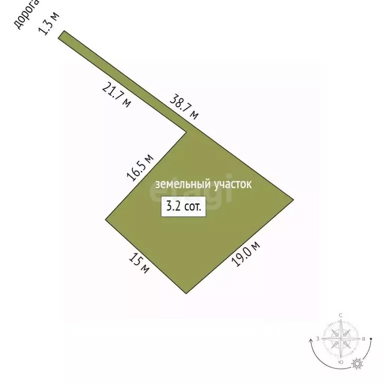 Участок в Костромская область, Кострома пос. Учхоза Костромской, 1 ... - Фото 0