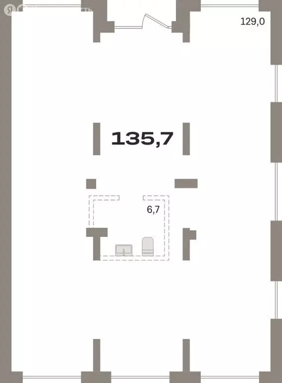 Помещение свободного назначения (135.65 м) - Фото 0