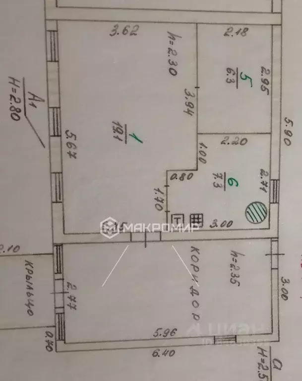 1-к кв. Орловская область, Кромской район, Большеколчевское с/пос, с. ... - Фото 2