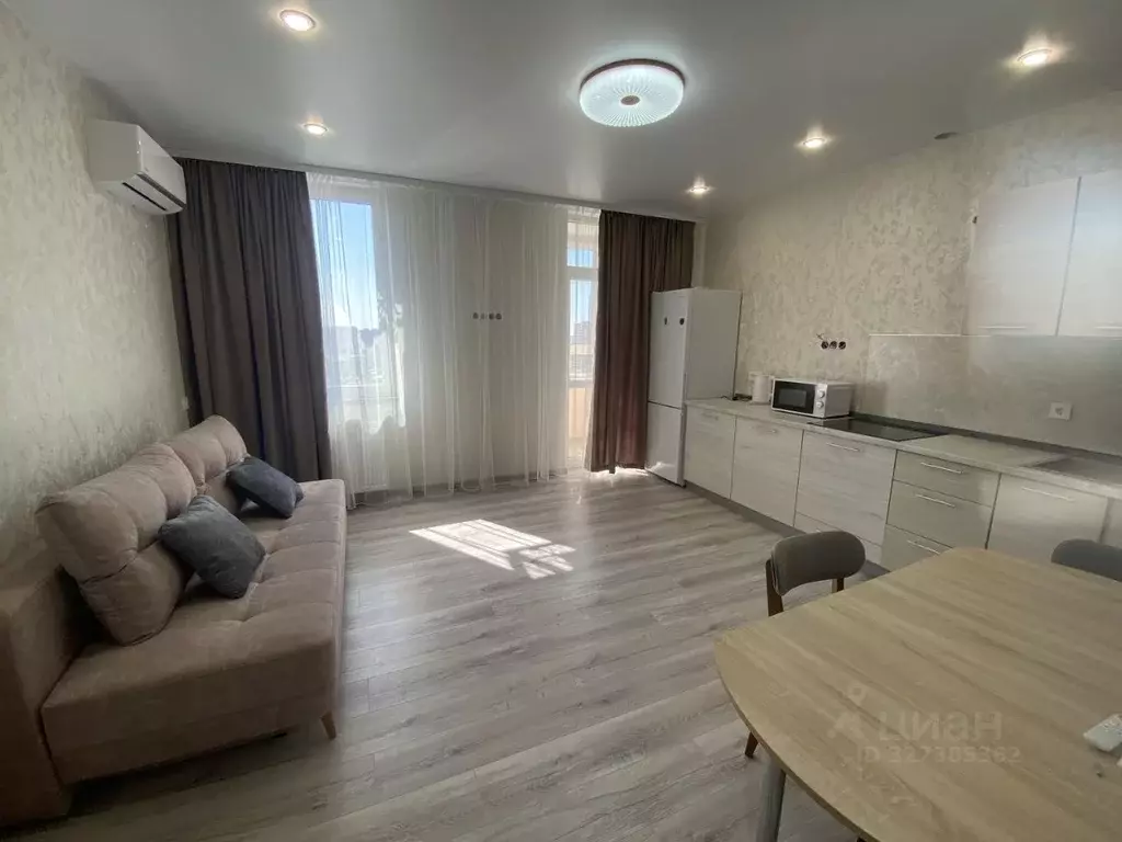 Студия Ростовская область, Ростов-на-Дону ул. Нансена, 109/2 (30.0 м) - Фото 1