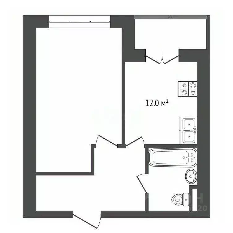 1-к кв. Ярославская область, Ярославль ул. Старая Костромская, 6 (39.6 ... - Фото 0