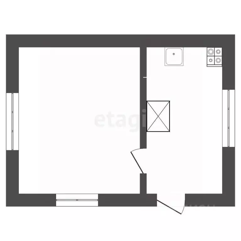 Дом в Тюменская область, Тюмень Вертолет СНТ, ул. Ягодная (37 м) - Фото 2