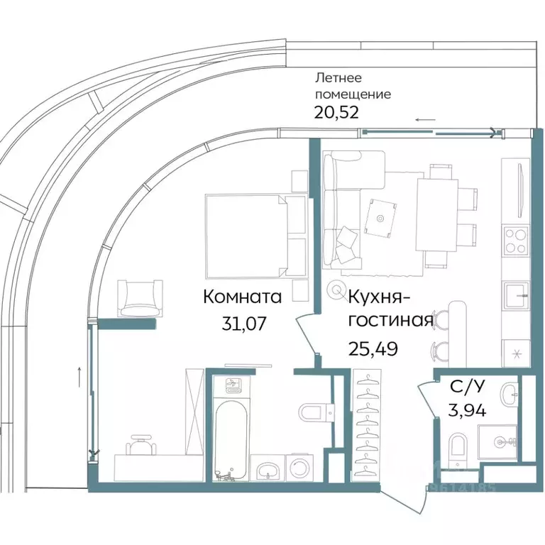 2-к кв. Крым, Саки ул. Морская (81.02 м) - Фото 0