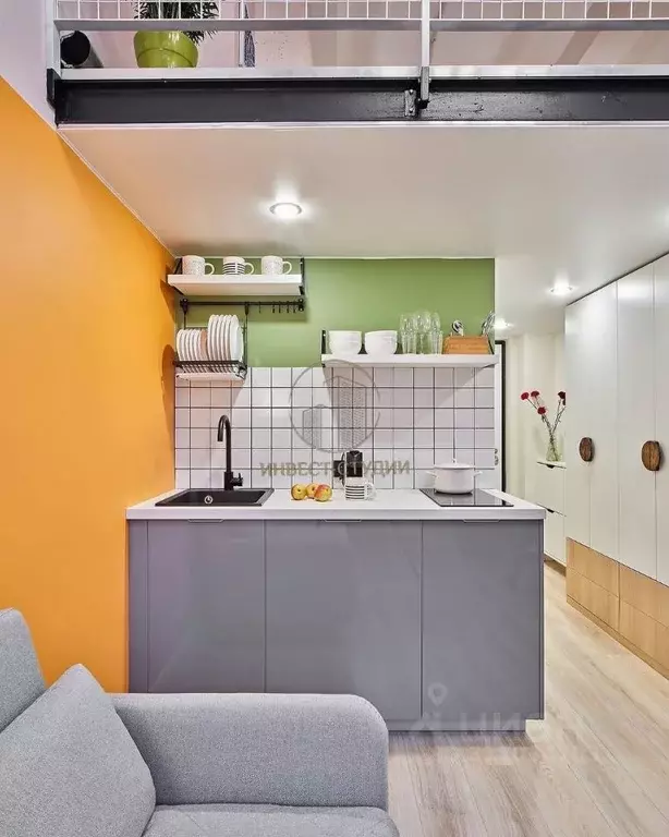 Студия Санкт-Петербург ул. Радищева, 17-19 (24.2 м) - Фото 0