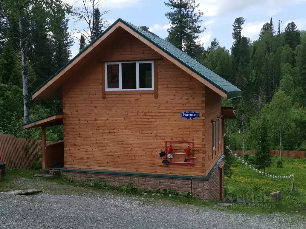 Дом в Алтай, Турочакский район, с. Артыбаш пер. Радужный, 4 (70 м) - Фото 0