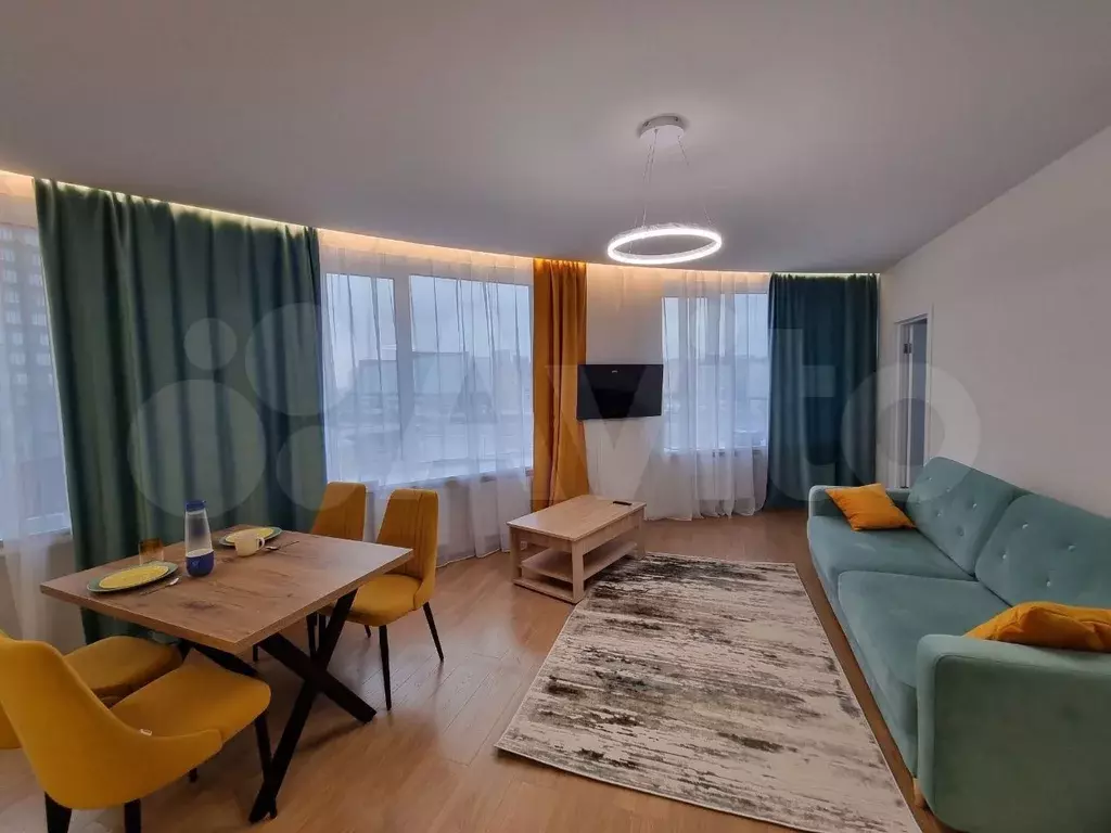 2-к. квартира, 54,5 м, 5/15 эт. - Фото 1