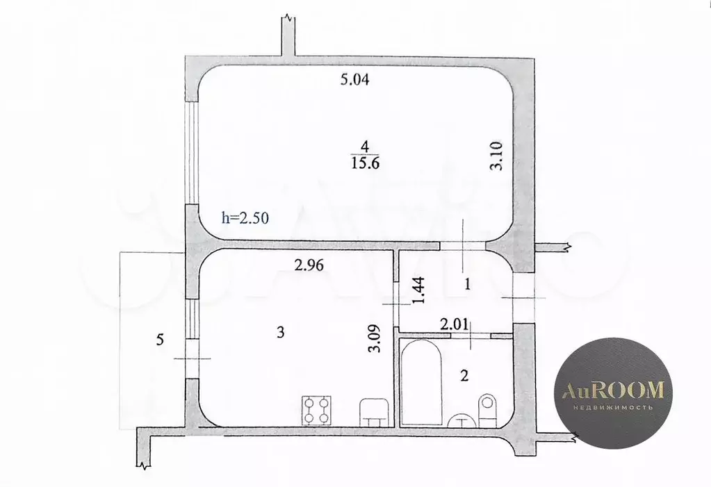 1-к. квартира, 32 м, 8/10 эт. - Фото 0