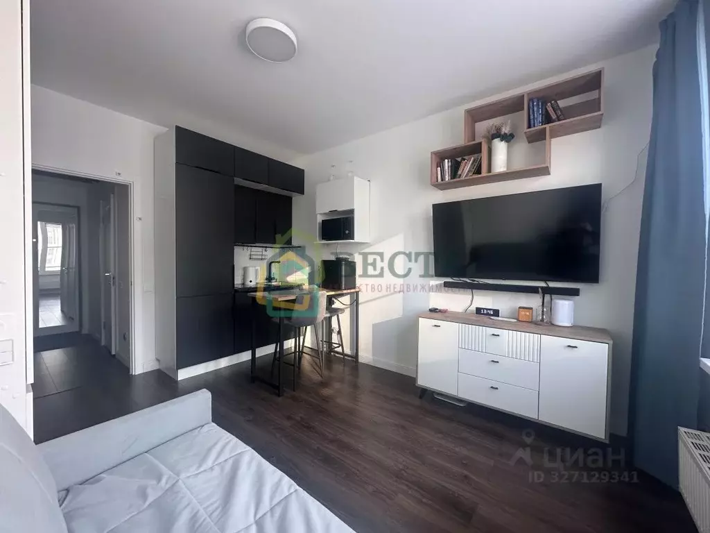 Студия Санкт-Петербург просп. Крузенштерна, 4 (20.2 м) - Фото 1