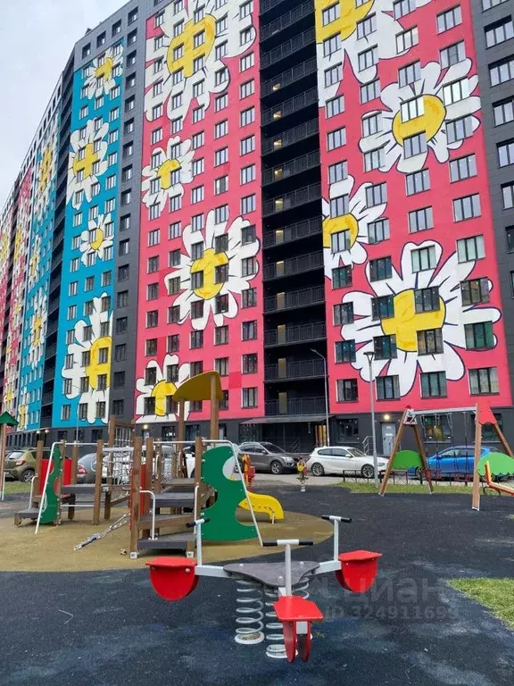 Студия Ленинградская область, Мурино Всеволожский район, ул. Шоссе в ... - Фото 2