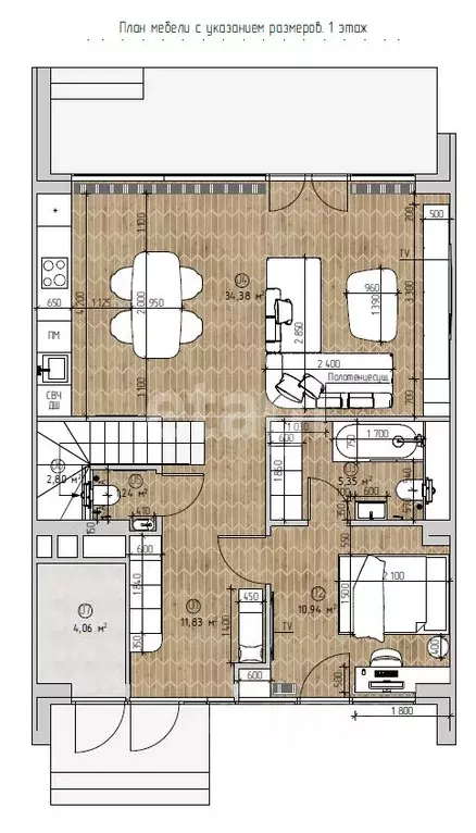 Таунхаус в Московская область, Истра муниципальный округ, д. ... - Фото 2