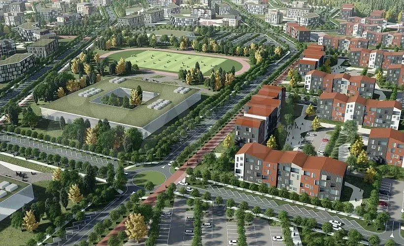 Квартира-студия, 67,1 м, 1/4 эт. - Фото 1