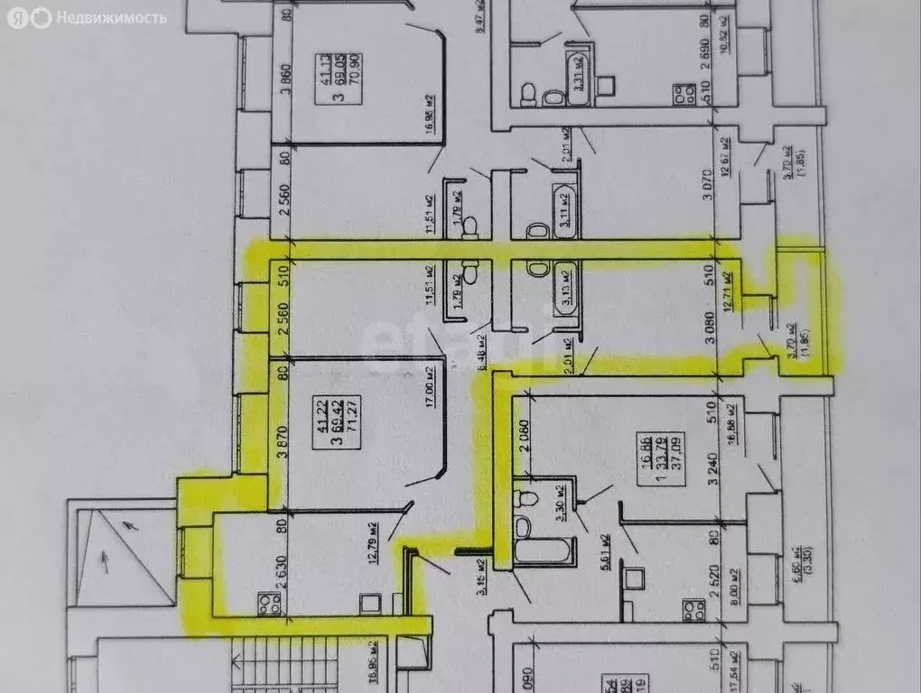 3-комнатная квартира: Пермь, Сокольская улица, 10Б (68.9 м) - Фото 1
