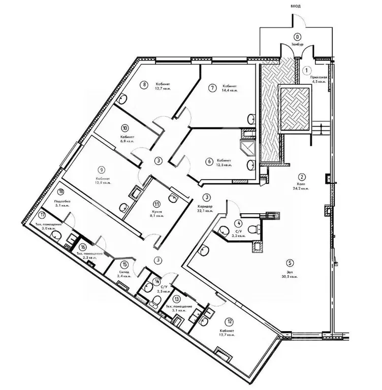 Торговая площадь в Московская область, Одинцовский городской округ, с. ... - Фото 2