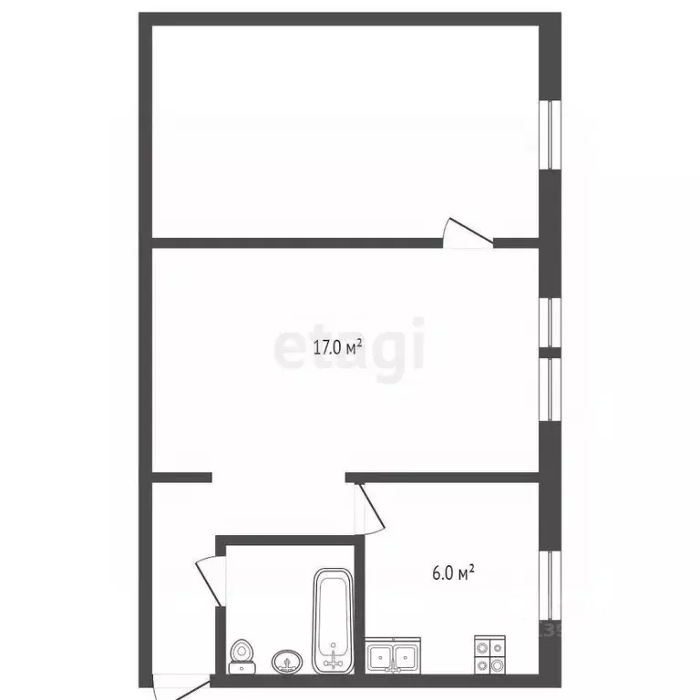 2-к кв. Тюменская область, Тюмень Рижская ул., 73 (45.8 м) - Фото 1