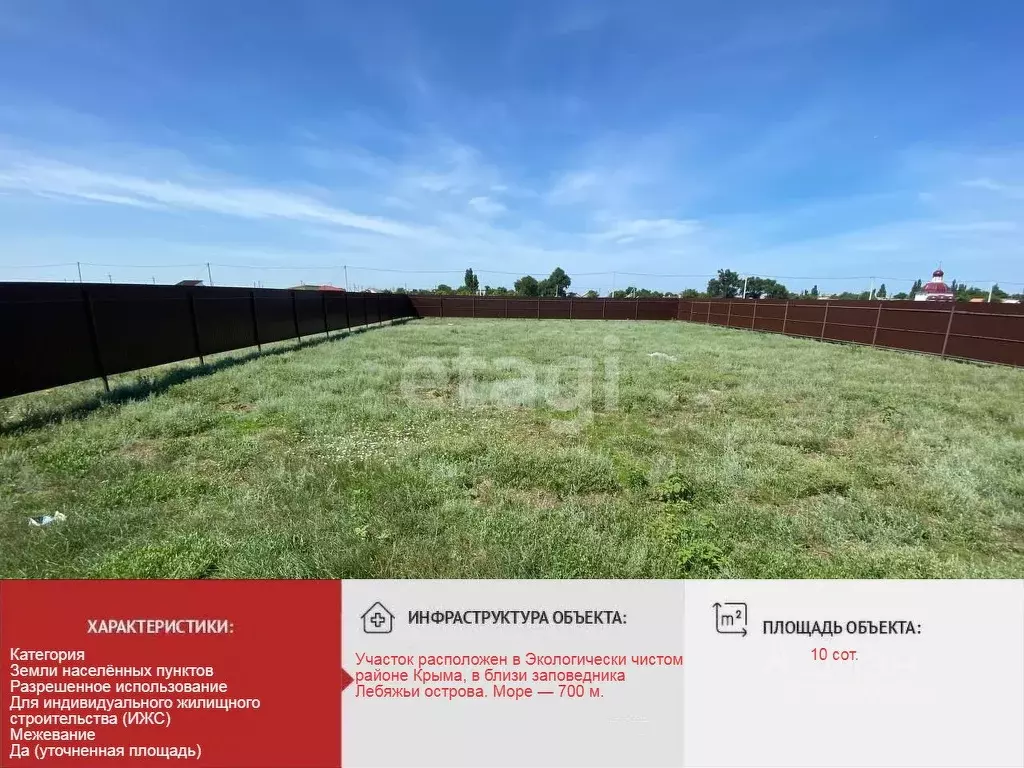 Участок в Крым, Раздольненский район, Чернышевское с/пос, с. Портовое ... - Фото 1