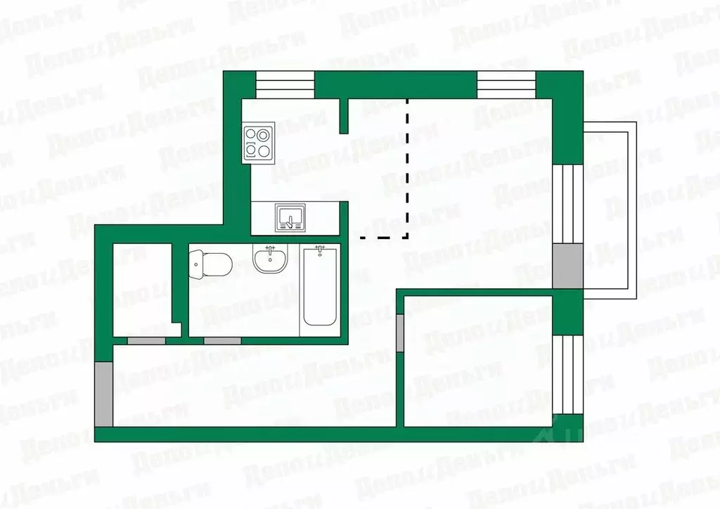 2-к кв. Кировская область, Киров Московская ул., 110к1 (57.25 м) - Фото 1