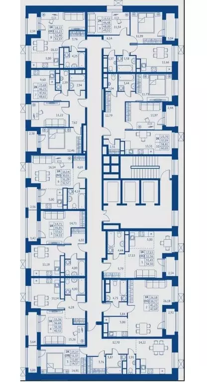 2-к кв. Московская область, Королев Новые Подлипки мкр, Поколение ... - Фото 2