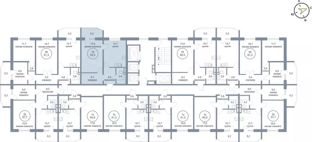 1-к кв. Ханты-Мансийский АО, Сургут тракт Югорский, 52/2 (52.5 м) - Фото 2