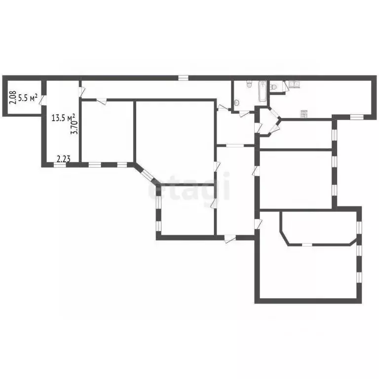 Комната Санкт-Петербург ул. Чайковского, 42 (19.0 м) - Фото 2