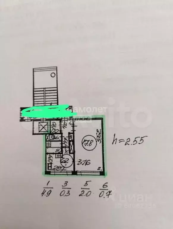 1-к кв. Санкт-Петербург ул. Партизана Германа, 14К2 (31.0 м) - Фото 1