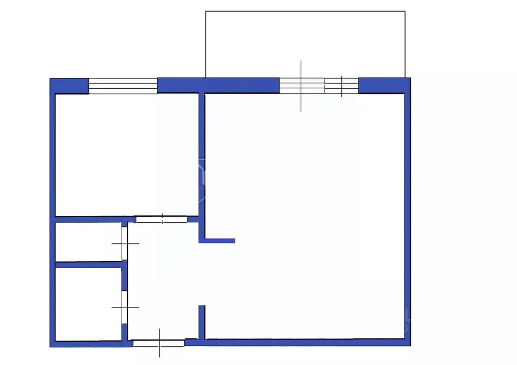 1-к кв. Кемеровская область, Кемерово Октябрьский просп., 61 (34.2 м) - Фото 2