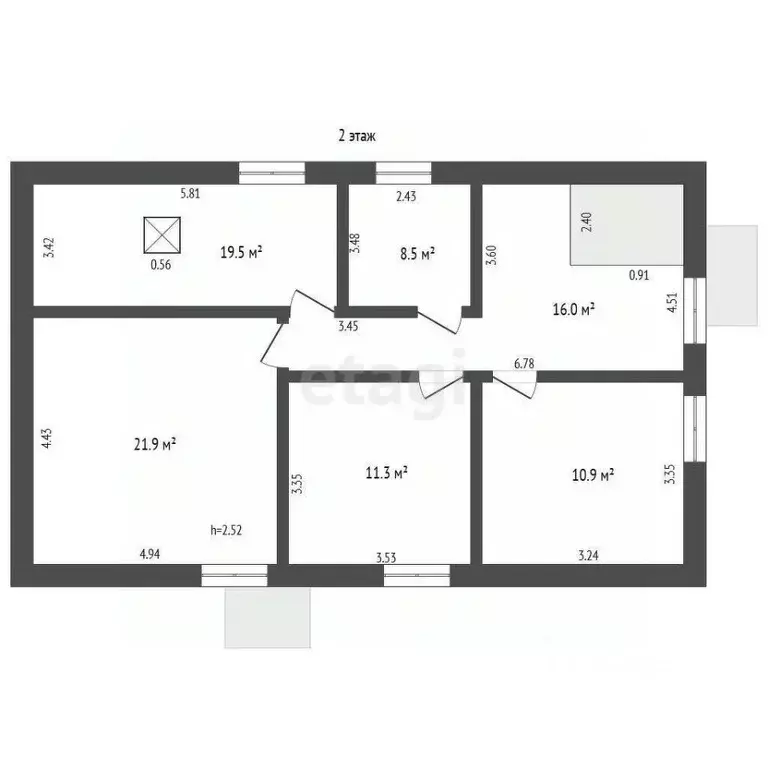 Дом в Калужская область, Калуга Подгорная ул., 1 (188 м) - Фото 2