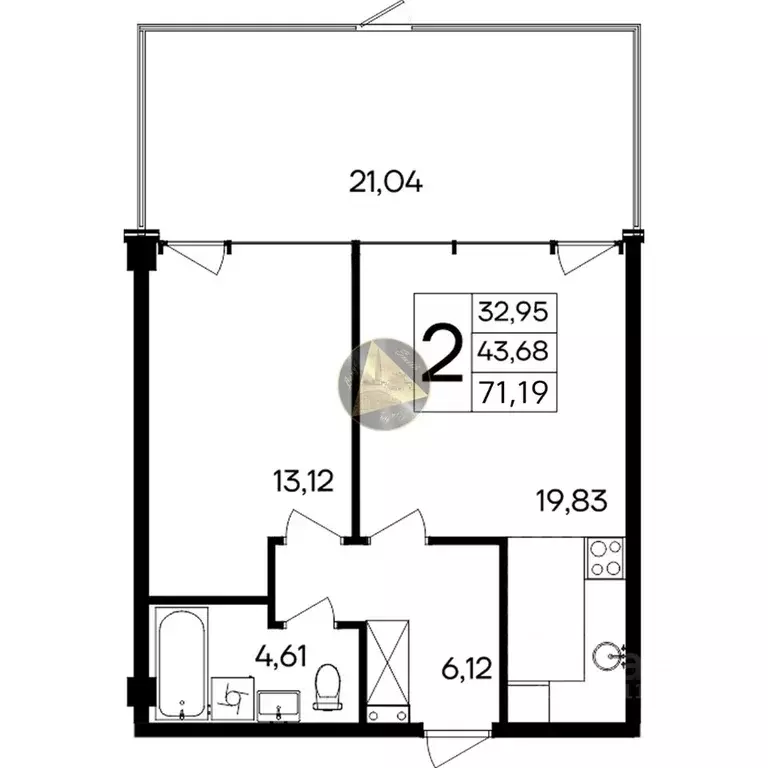 1-к кв. Крым, Сакский район, Лесновское с/пос, с. Прибрежное ул. ... - Фото 2