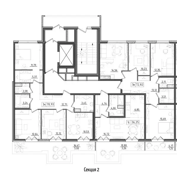 3-к кв. Санкт-Петербург Прилукская ул., 28к2 (78.93 м) - Фото 1