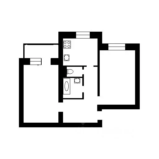 2-к кв. Московская область, Химки Куркинское ш., 7 (48.0 м) - Фото 2