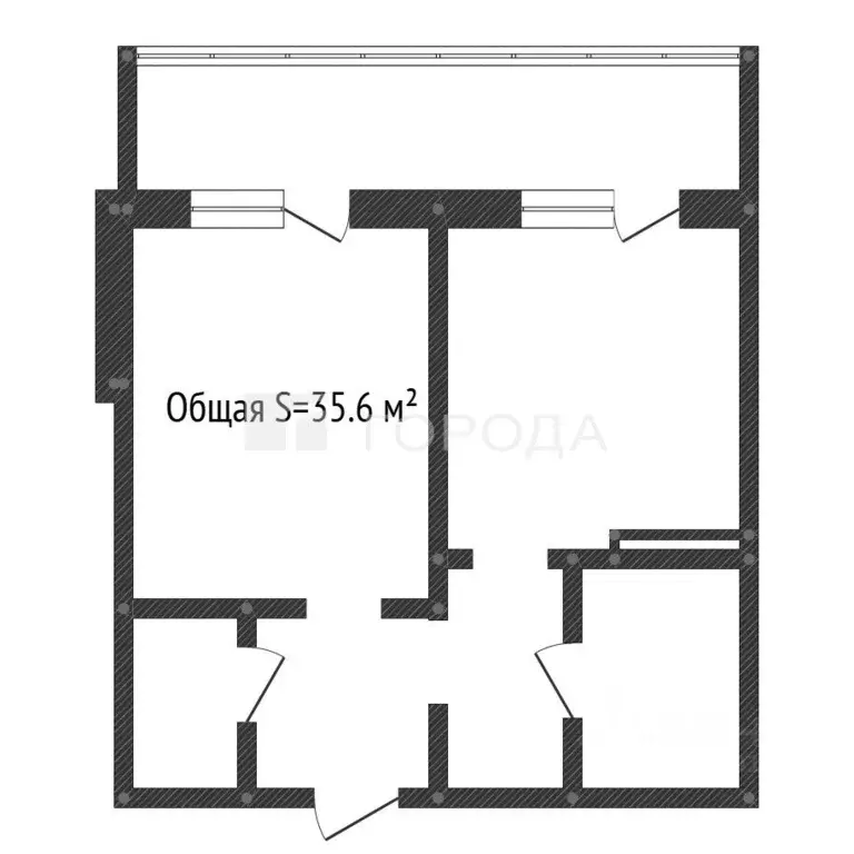 1-к кв. Алтайский край, Барнаул ул. Имени В.Т. Христенко, 3 (35.6 м) - Фото 1