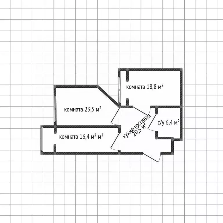 3-к кв. Адыгея, Майкоп ул. 3-го Интернационала, 165 (85.6 м) - Фото 2