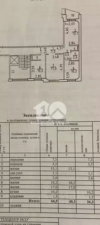 3-к кв. Новосибирская область, Новосибирск ул. Краузе, 5 (66.5 м) - Фото 1