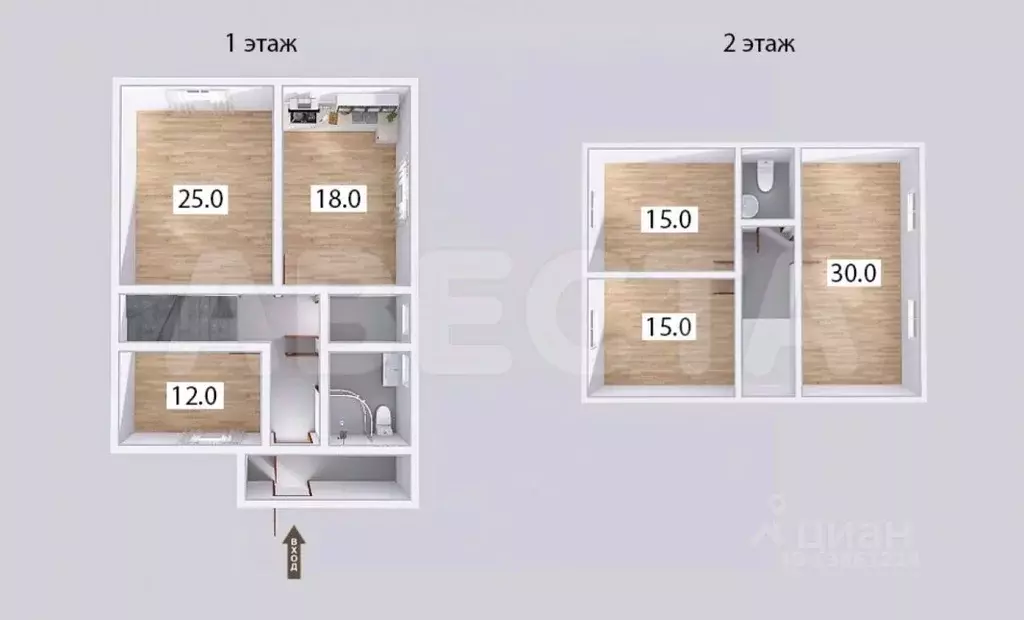 Дом в Омская область, Омский район муниципальный округ, с. Троицкое ... - Фото 2