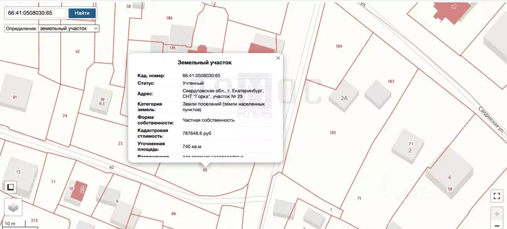 Участок в Свердловская область, Екатеринбург Горка СНТ,  (7.4 сот.) - Фото 2