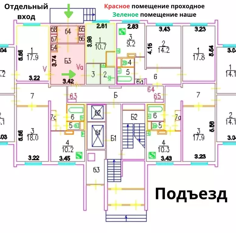 Помещение свободного назначения в Москва ул. Лескова, 8 (16 м) - Фото 2