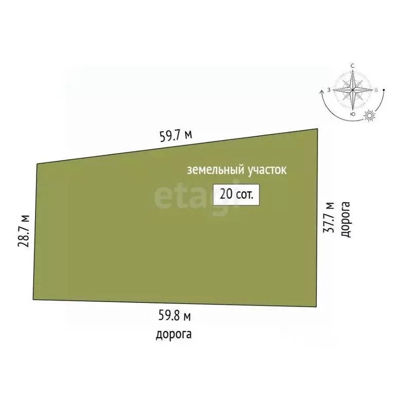 Участок в Камчатский край, с. Усть-Большерецк  (20.0 сот.) - Фото 1