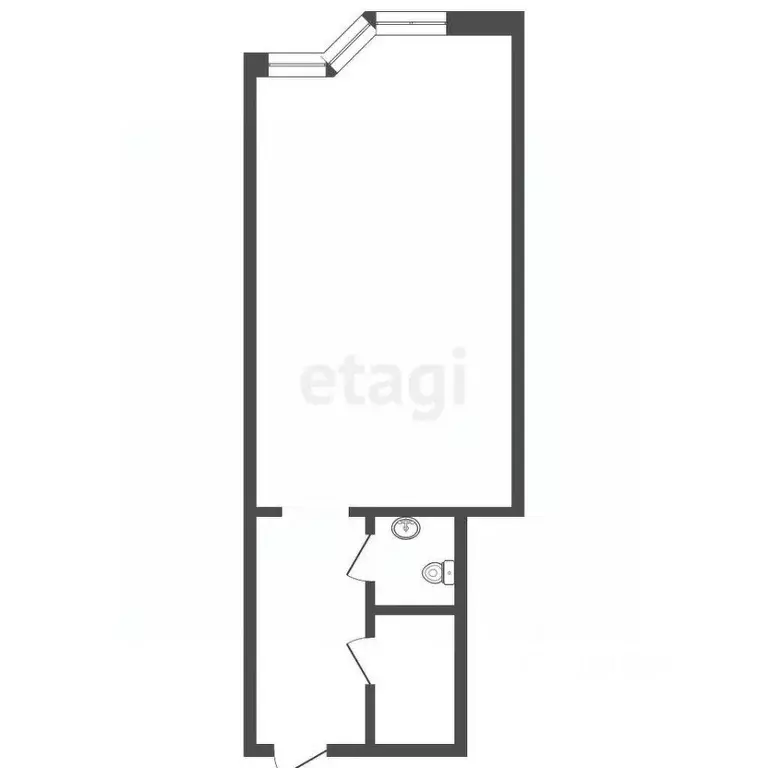 Студия Ямало-Ненецкий АО, Новый Уренгой Ягельный мкр, ул. Южная, 52А ... - Фото 2