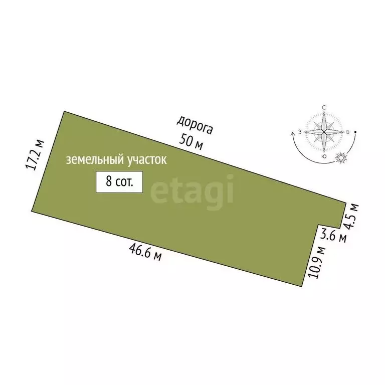 Участок в Изобильное, Горный переулок (8 м) - Фото 1