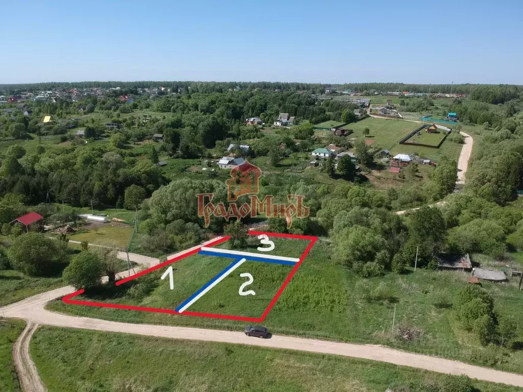 Участок в Тульская область, Заокский район, Страховское с/пос, д. ... - Фото 2